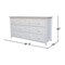 International Concepts Solid Wood Bedroom Dresser with 6 Drawers, White BD08-8006 - alternate 9